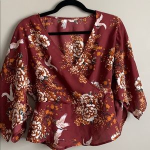 Floral, flirty spring top